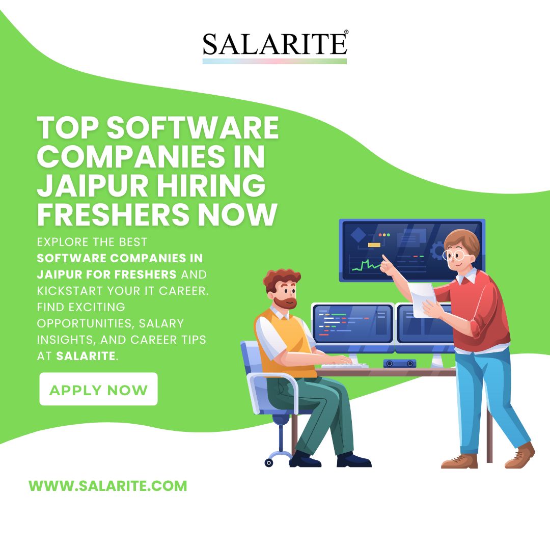 Top Software Companies in Jaipur Hiring Freshers Now